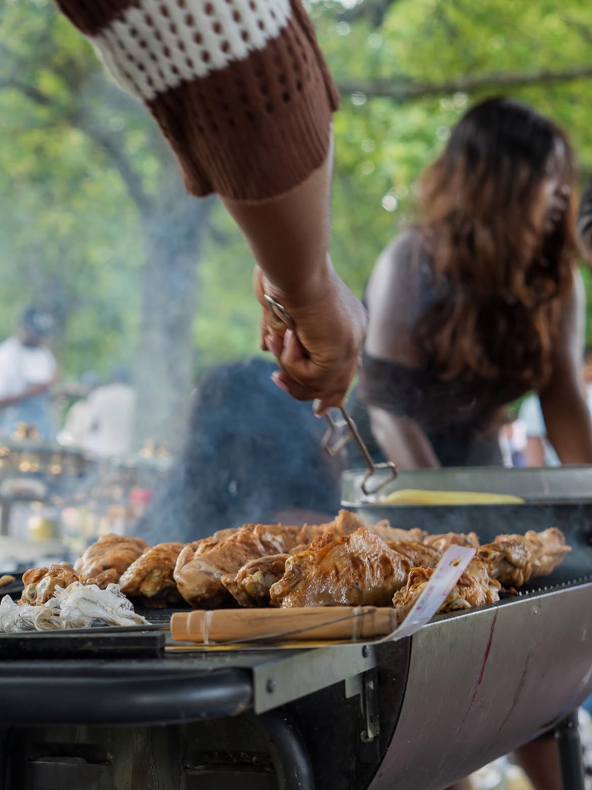 A vendor at an Unwind with Holla gathering